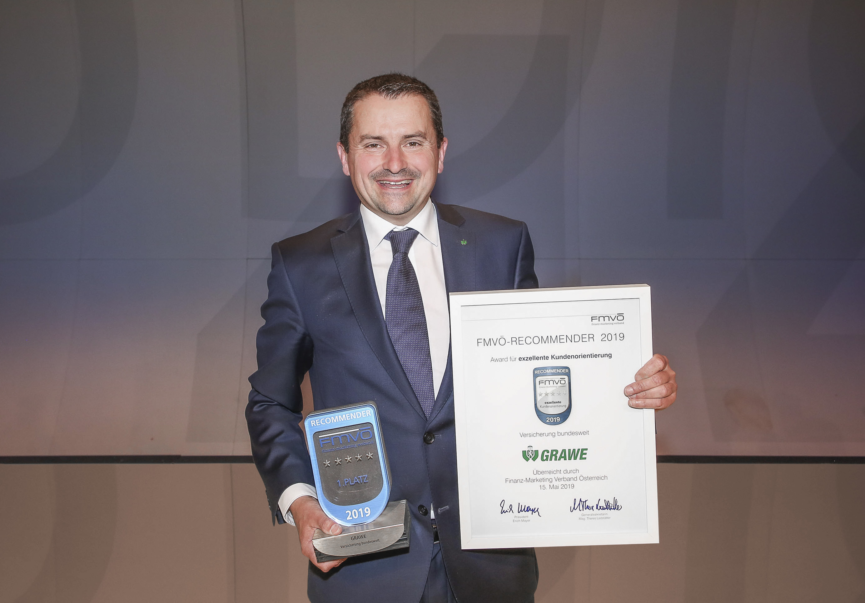 VD MMag. Georg Schneider mit dem Recommender 2019